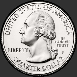 аверс 25¢ (quarter) 2012 "Hawaii Volcanoes National Park / P"