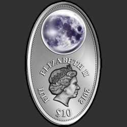 аверс 10 Dollari 2012 "Единорог"