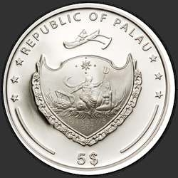 аверс 5 Dollari 2010 "Голубая Жемчужина"