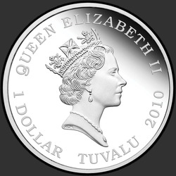 аверс 1$ (buck) 2010 "Самурай"