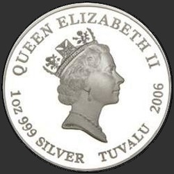 аверс 1$ (buck) 2006 "Красноспинный паук"