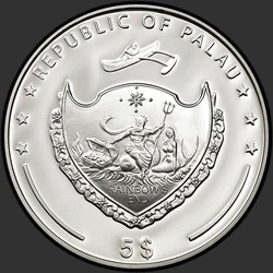 аверс 5 Dollari 2012 "Клевер унция удачи"
