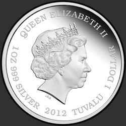 аверс 1$ (buck) 2012 "Мерлин Монро"