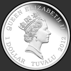 аверс 1$ (buck) 2012 "Корабль Мейфлауэр"