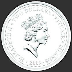 аверс 2 $ 2009 "Уильям Блай"