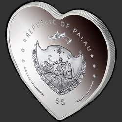 аверс 5 Dollari 2009 "Сердце Всё для тебя"