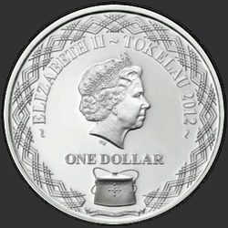 аверс 5 dolarjev 2012 "Краснохвостый Фаэтон"