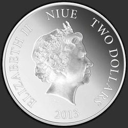 аверс 2 $ 2013 "Доктор Кто"