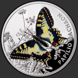 реверс 1$ (buck) 2011 "Бабочка Махаон"
