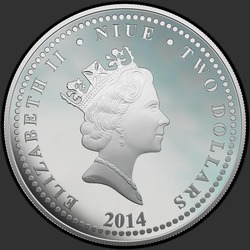 аверс 2 $ 2014 "Год Лошади"