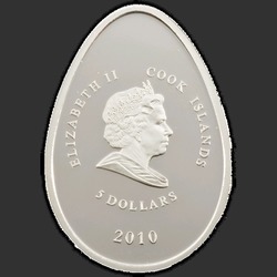аверс 5 Dollari 2010 "Жёлтое яйцо"