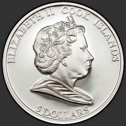 аверс 5 Dollari 2009 "Мир цветов. Фиалка"