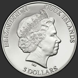 аверс 5 Dollari 2011 "Метеорит Моунионалуста"