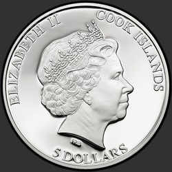 аверс 5 dolarjev 2011 "Мэрилин Монро"