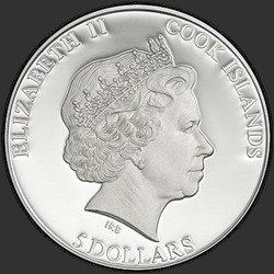 аверс 5 Dollari 2013 "Вивьен Ли"