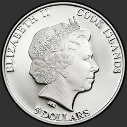 аверс 5 dolarjev 2014 "Великий Сфинкс Гизы"