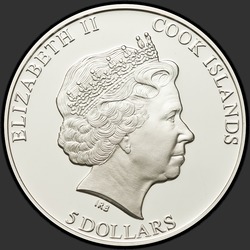 аверс 5 dolarjev 2014 "Сумка для гольфа"
