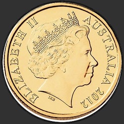 аверс 1$ (buck) 2012 "Год дракона (Ал. Бронза)"