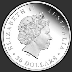 аверс 30 Dollari 2013 "Коала 1Кг."
