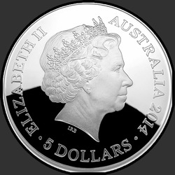 аверс 5 dolarjev 2014 "Созвездие Орион"