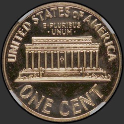 реверс 1¢ (penny) 1961 "USA - 1 Cent / 1961 - Proof"