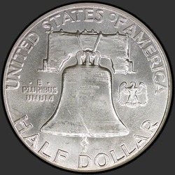 реверс 50¢ (half) 1963 "USA - 50 centů (půldolar) / 1963 - P"