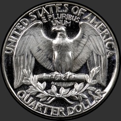 реверс 25¢ (quarter) 1951 "USA - Quarter / 1951 - Důkaz"