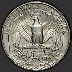 реверс 25¢ (quarter) 1983 "USA - Quarter / 1983 - D"