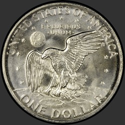 реверс 1$ (buck) 1972 "USA - 1 Dollar / 1972 - stříbrná"