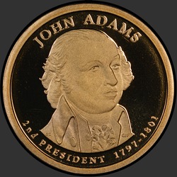аверс 1$ (бак) 2007 "USA - 1 Dollar / 2007 - {"_":"S"}"