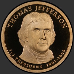 аверс 1$ (бак) 2007 "USA - 1 Dollar / 2007 - {"_":"S"}"