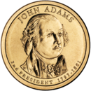 аверс 1$ (бак) 2007 "USA - 1 Dollar / 2007 - {"_":"MISSING EDGE LETTERING"}"