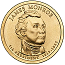 аверс 1$ (бак) 2008 "USA - 1 Dollar / 2008 - {"_":"D"}"