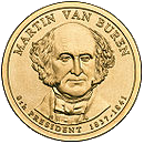 аверс 1$ (бак) 2008 "USA - 1 Dollar / 2008 - {"_":"P"}"