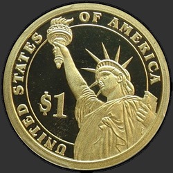 реверс 1$ (бак) 2008 "USA - 1 Dollar / 2008 - {"_":"S"}"