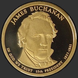 аверс 1$ (бак) 2010 "USA - 1 Dollar / 2010 - {"_":"S"}"