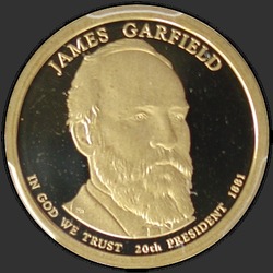 аверс 1$ (бак) 2011 "USA - 1 Dollar / 2011 - {"_":"S"}"