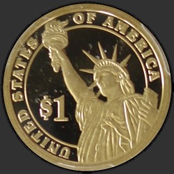 реверс 1$ (бак) 2011 "USA - 1 Dollar / 2011 - {"_":"S"}"
