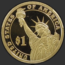 реверс 1$ (buck) 2012 "USA - 1 Dollar / 2012 - {"_":"S"}"