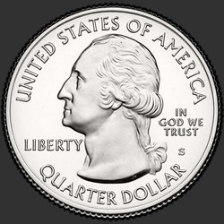 аверс 25¢ (quarter) 2011 "Národní park Olympic / S"