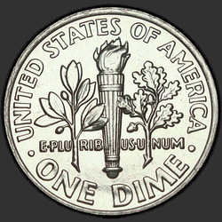 реверс 10¢ (dime) 2014 "USA - Dime / 2014 - D"