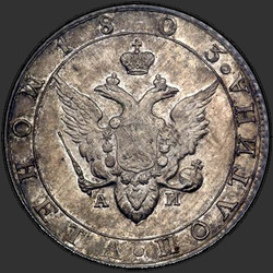 реверс Poltina 1803 "Полтина 1803 года СПБ-АИ. "