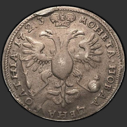 аверс Poltina 1723 "Poltina 1723 "Hermelín plášť." "POLTNIA""