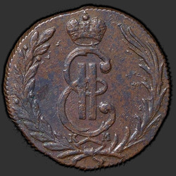реверс 1 kopeck 1768 "1 копейка 1768 года КМ. "