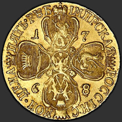 аверс 5 rublů 1768 "5 rublů 1768 SPB."