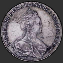 реверс Poltina 1785 "Полтина 1785 года СПБ-ЯА. "