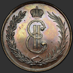 реверс 10 kopecks 1764 "10 ცენტი 1764. რიმეიკი"