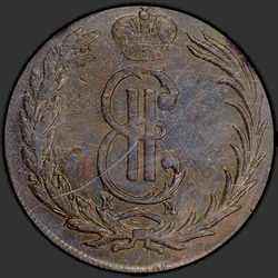 реверс 2 kopecks 1771 "2 копейки 1771 года КМ. "