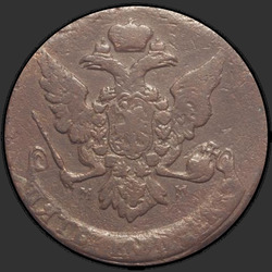 аверс 5 kopecks 1760 "5 σεντ το 1760. MM."