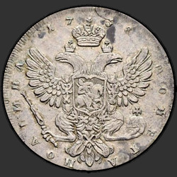 аверс паловаю 1738 "Полтина 1738 года "ПЕТЕРБУРГСКИЙ ТИП"."